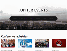 Tablet Screenshot of jupiterevents.com